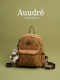 Auudre High-End Vintage Large-Capacity Backpack for Women 2026 New Summer Travel Bag Backpack