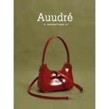 Красная портативная небольшая сумка, сумка через плечо, летняя сумка на одно плечо