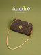 Auudre High-End Textured Vintage Color-Block Single Shoulder Underarm Bag Women's 2026 New Summer Commuter Crossbody Bag