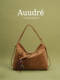 Auudre Simple Retro Soft Large-Capacity Backpack for Women 2026 New Summer Commuter Shoulder Crossbody Bag