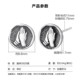 S925 silver earrings men's hip-hop sterling silver trendy personality fashion high-end single simple niche design earrings