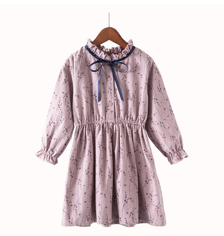Váy bé gái 2018 phiên bản Hàn Quốc mới của bé gái thủy triều 1 tuổi bé 2 váy công chúa cotton trẻ em ngoại quốc váy đầm phong cách bé gái
