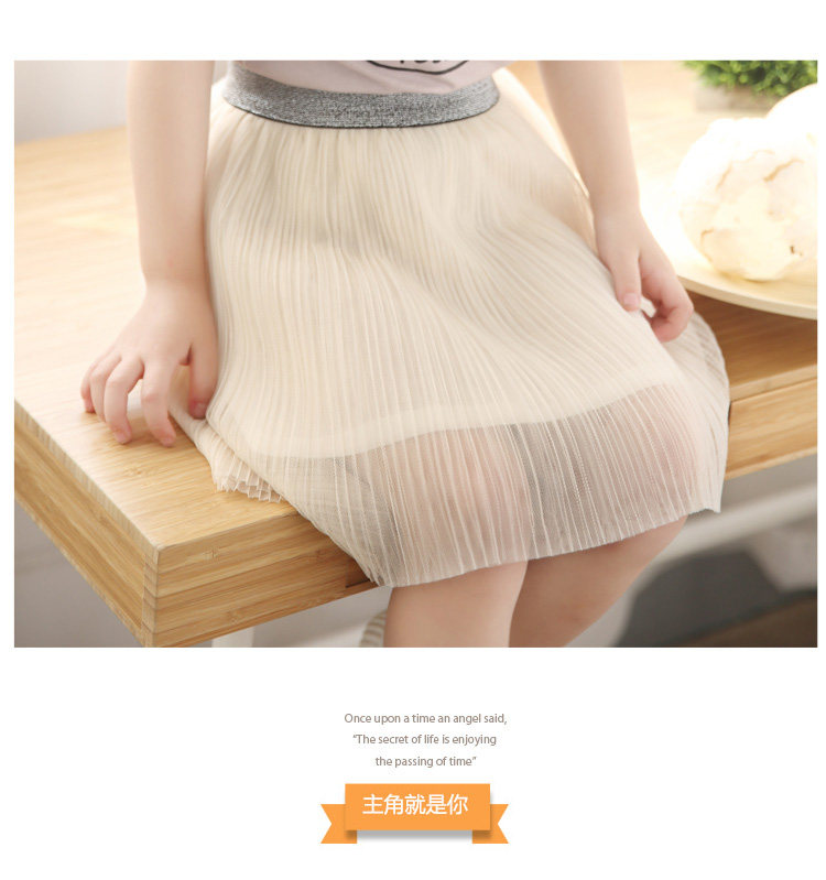 Jupe fillette en mousseline de soie - Ref 2053225 Image 15