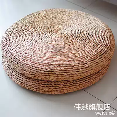 Natural straw futon cushion tatami cushion cushion Zen cushion floating window cushion round tea table cushion