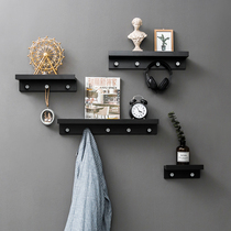 Entry door hanger key storage adhesive hook wall hanging door decoration wall creative shelf