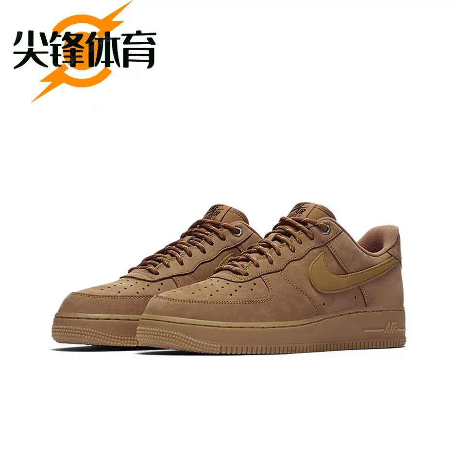 Кеды Nike Air Force 1 wheat Air Force 1 AF1 мужские и женские спортивные кроссовки низкого хода CJ9179-200
