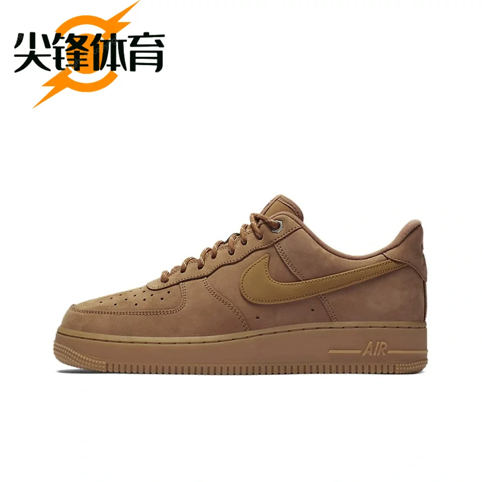 Кеды Nike Air Force 1 wheat Air Force 1 AF1 мужские и женские спортивные кроссовки низкого хода CJ9179-200