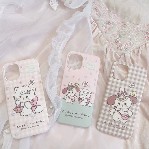 Оригинальный чехол для телефона, милый матовый защитный чехол, iphone