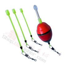 Drifting in the old net large fishing rod seat floating seat upgrade night fishing external hanging Abo can insert 3 luminous sticks 6 pieces