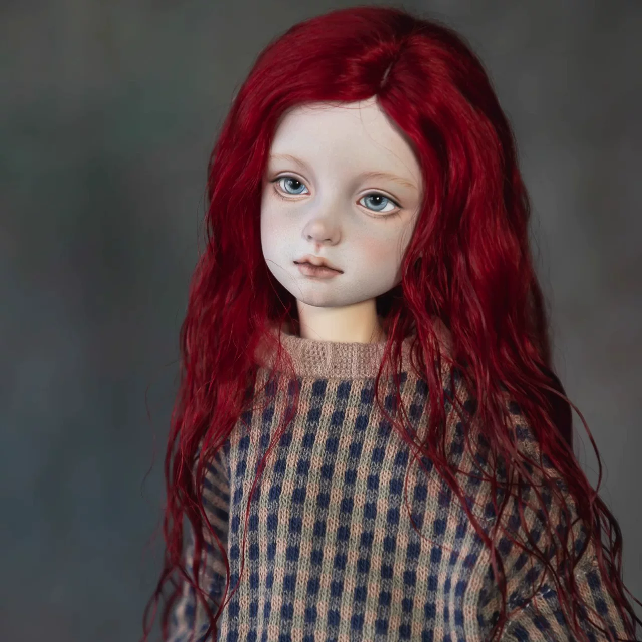 [Dollyplanet] BJD/SD/4 точки Malaysia Hai Hair/Wool Wigmail Simulation Scalp в кожу головы