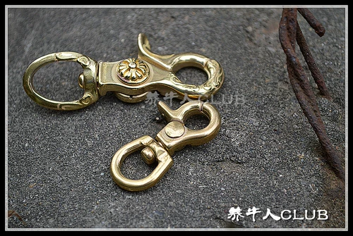 养牛人CLUB Изысканный латунный брелок, японская версия