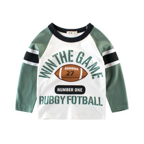 2021 spring and autumn childrens clothing Korean version of the boy base shirt Childrens long-sleeved T-shirt Baby long-sleeved top cotton