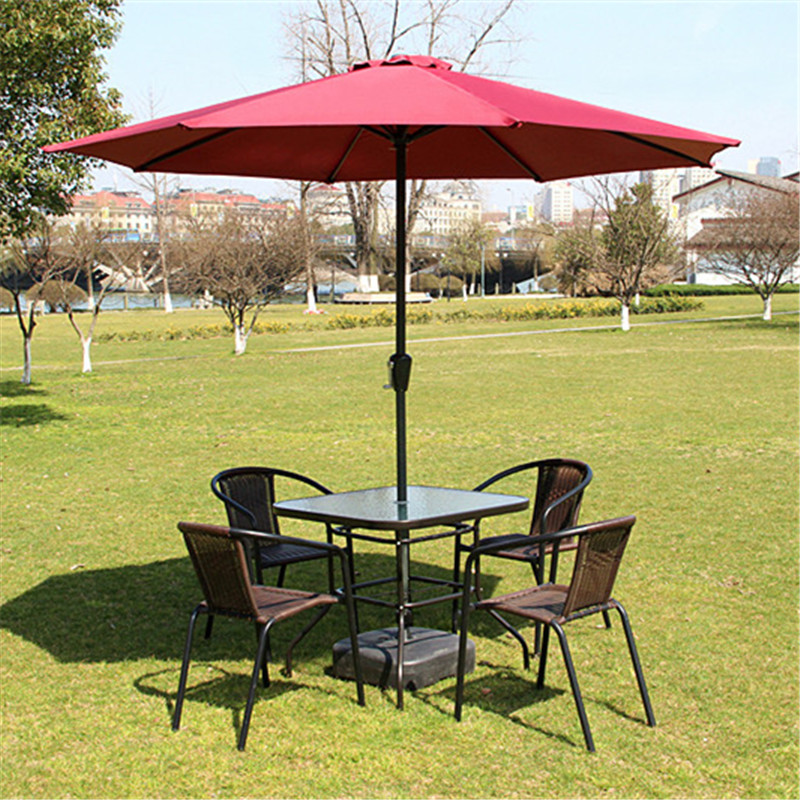 Outdoor beach umbrella Courtyard Leisure Umbrella Large Beach Umbrella Beach Open-air Stall Umbrella Outdoor Coffee Milk Tea Shop