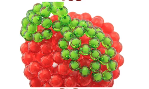 Apple, бусины ручной работы с бусинами, рождественский набор материалов, защитный амулет, DIY, подарок на день рождения