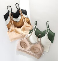 2020 new big U beauty back sexy camisole vest wrap chest with chest pad without steel ring bra