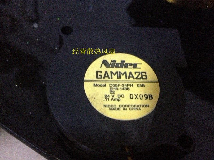 NIDEC Blower 5015 24V 0 11A D05F-24PH 03B