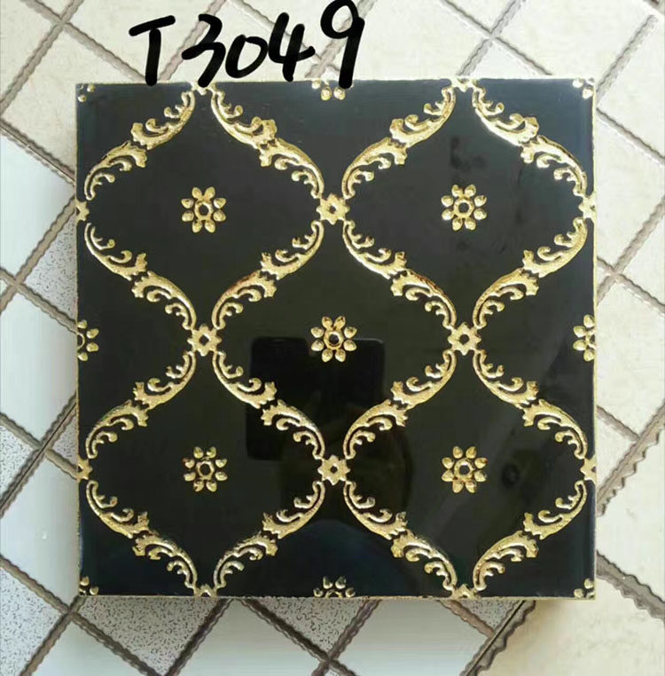 Black crystalline brick 300300 metal brick brick brick brick background wall tile toilet kitchen floor tile