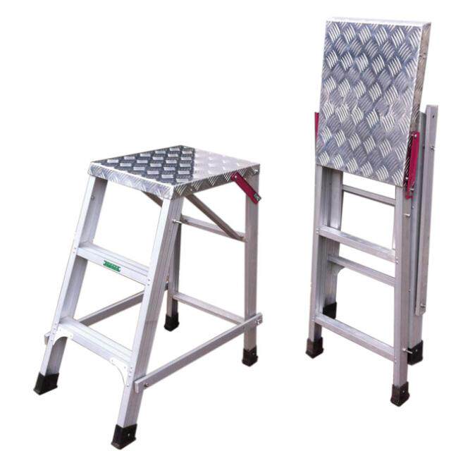 Create nameplate 2 meters three-step ladder 8 5KG aluminum alloy single-sided ladder ladder household ladder ladder ladder climbing ladder aluminum ladder