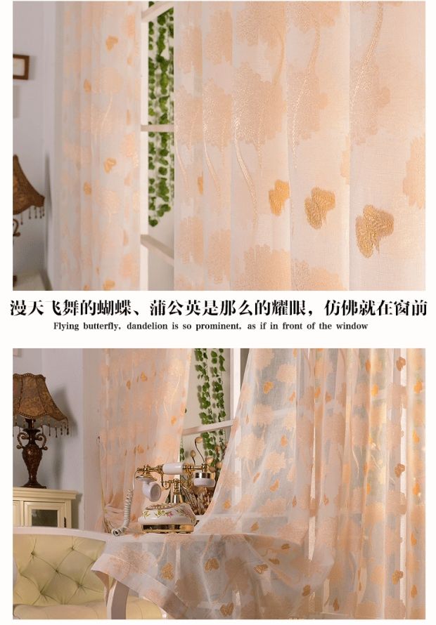 Mới bông gạc nhỏ màu hồng tươi bông và vải lanh sợi màn màn cửa thoáng khí phòng khách phòng ngủ cửa sổ bay - Phụ kiện rèm cửa thanh nhôm trượt rèm cửa