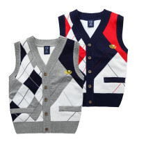 Daily Special : Boys Mar Liga in Spring and Autumn childrens knitting vest baby sweater sweater