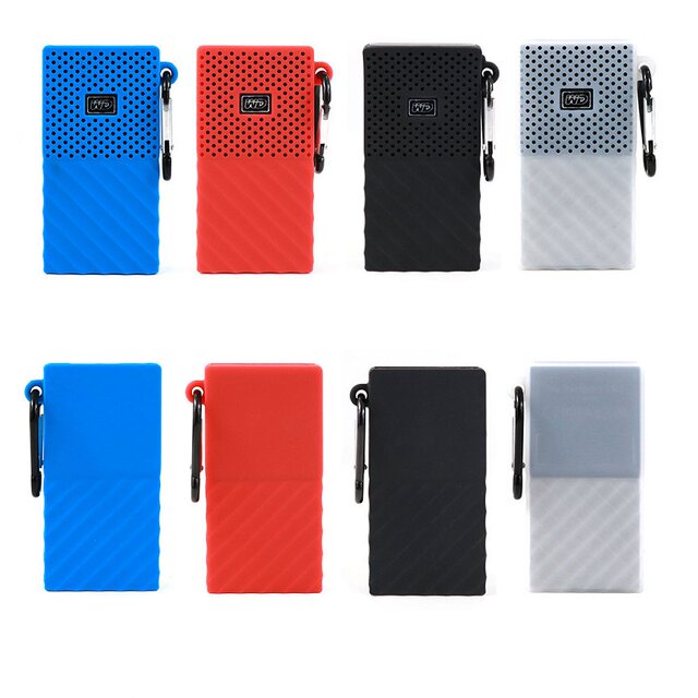 Suitable for Wd Western Digital My Passport Ssd Mobile Hard Drive Silicone Case 1t 2t Solid State Drive Protective Case