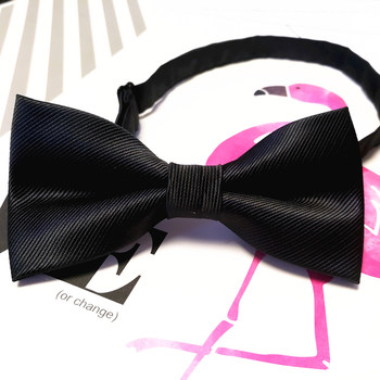 Dress Tie Men's Formal Wear Wedding Korean Style Knot Burgundy Groomsman Tie Groom Black Trendy