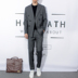 Bộ đồ vest nam mùa thu và mùa đông phiên bản Hàn Quốc của bộ đồ retro Slim Anh hai mảnh dành cho doanh nhân ao khoac nam Suit phù hợp