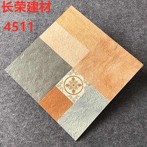 Pastoral style balcony courtyard tile 400x400 cobblestone antique brick garden outdoor sun room non-slip floor tiles