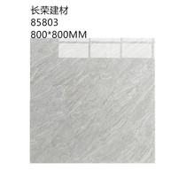 Simple Gray all-porcelain marble tile 800x800 floor tiles living room non-slip floor tiles guest room wall tiles