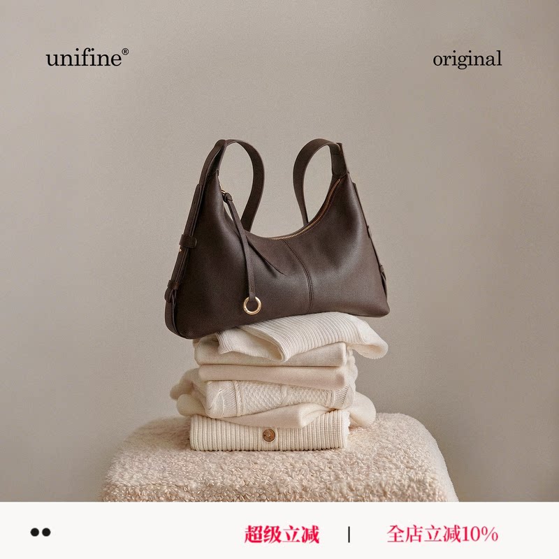 [Wu Mochou в том же стиле] новая сумка-подушка unifine, женская сумка-мессенджер из натуральной кожи, сумка-хобо на плечо