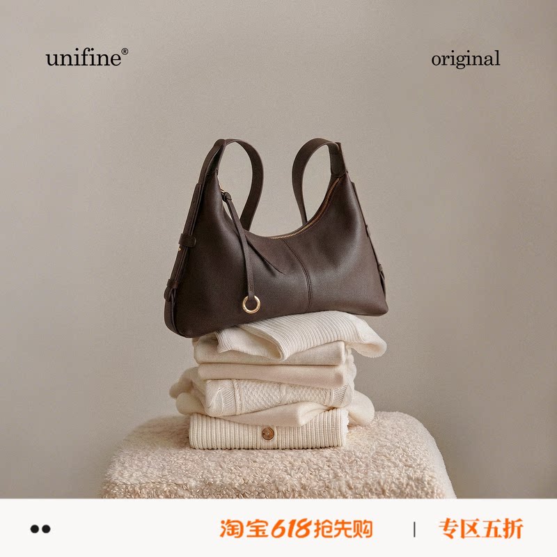 [Wu Mochou в том же стиле] новая сумка-подушка unifine, женская сумка-мессенджер из натуральной кожи, сумка-хобо на плечо