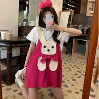 Летняя одежда для беременных, комплект, комбинезон с бантиком, штаны, свободный крой