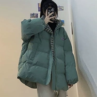 Пуховик для беременных с пухом, утепленная куртка, в корейском стиле, подходит для подростков, оверсайз