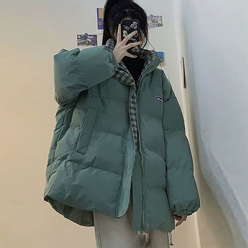 Пуховик для беременных с пухом, утепленная куртка, в корейском стиле, подходит для подростков, оверсайз