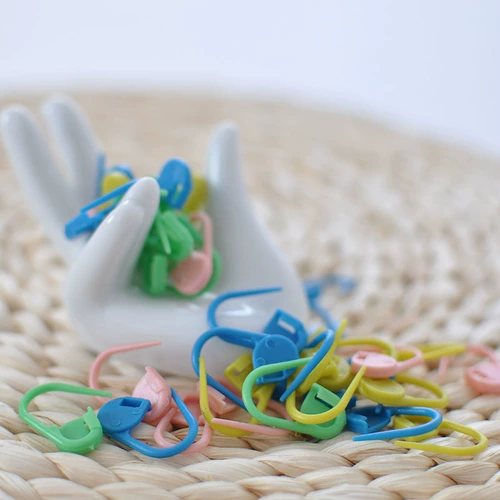 Плетеный крючок для вязания ручной работы, милая пластиковая булавка, DIY