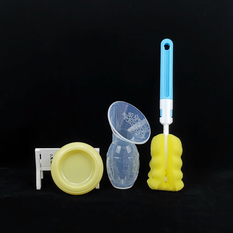 Manual breast pump All-in-one silicone breast milk collector Postpartum milk extractor puller 100ml milker