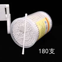 Baby fine head cotton sign pure cotton baby disposable sterile cotton stick newborn cotton stick 180 double head