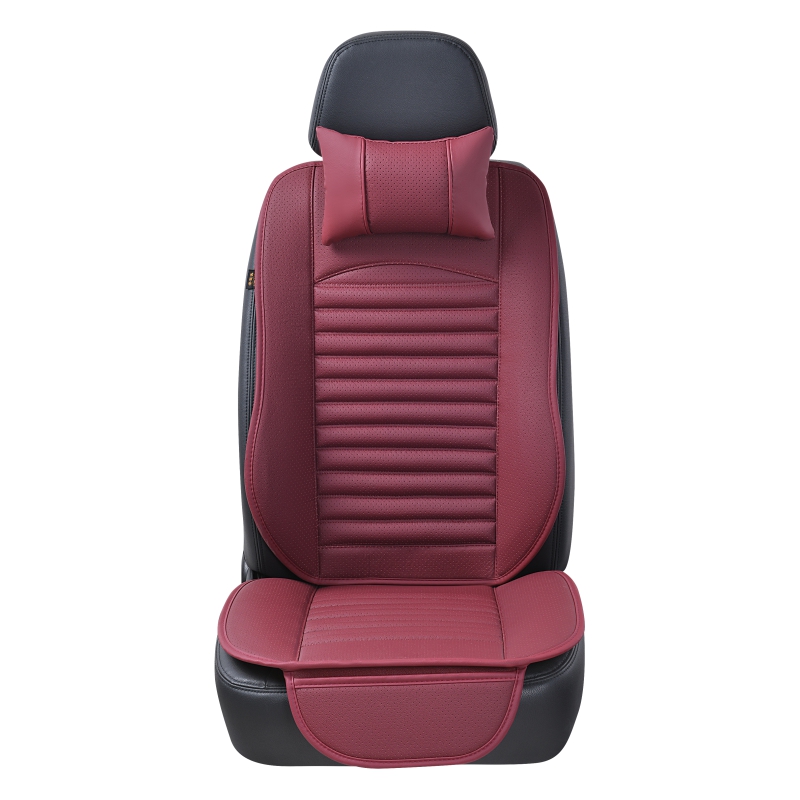 New genuine leather car cushion Four seasons universal single sheet net red seat cushion with small brute waist and half siege goddess upscale seat cover