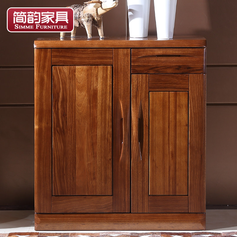 Solid Wood Shoes Cabinet Ujin Wood Pure Solid Wood Shoe Cabinet Special Price Chinese Multilayer Large Capacity Shoes Cabinet Solid Wood Shoes Cabinet Customisation-Taobao
