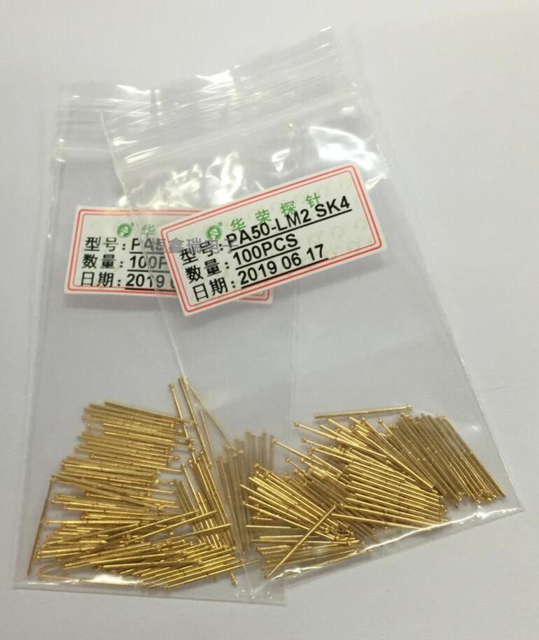 厂家直销 PA50-LM2 P50-LM  0#测试针 0.68MM弹簧导电顶针 钻石头