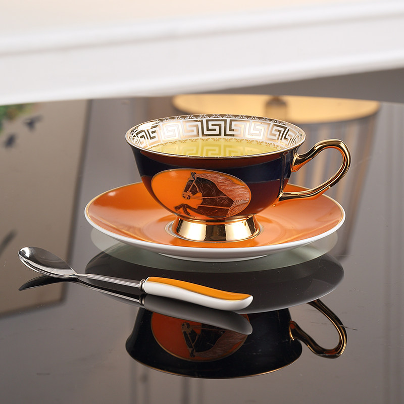 Medau European-style Bone Porcelain Coffee Cup Coffee Kit Coffee Cup Subceramic Lower Afternoon Tea Tea Set Group Home