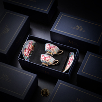 Beauty lovers section for a cup bone Porcelain Coffee Cup Suit Gift Box Creative Joe to a cup gift companion gift