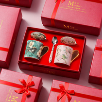 Mico Lovers Coffee Cup Mark Cup for a pair of new wedding mug wedding gifts to a newcomer accompanied by a gift