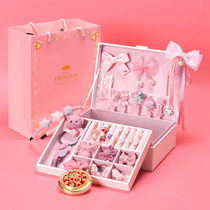 Children Toy Girl Hair Accessories for children Ornament Box Send Princess Birthday Gift Gift Box Baby Headwear Kit