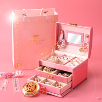 Girl Birthday Gift Girl Child 7 Children 5 Students Princess Ten-year-old 10 Ten-year-old Hair Accessories Suit 7 upscale 6