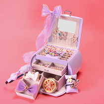 Send little girls birthday present Princess Sofia Princess First Accessories Box Childrens Home Toys Girls Contained Ornament Box