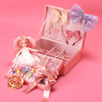 High-end Delivery Kids Reward Girl Birthday Gifts 5-15 Year Old Online Red Creative Gift Head Accessories Box Treasure Box Accessories