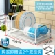 WD306 [Серебряные пластиковые двойные палочки для еды]