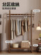 Pure Solid Wood Floor-Standing Clothes Rack for Home Bedroom and Office, 2026 New Model, Light Luxury, High-End, and Stylish Coat Rack