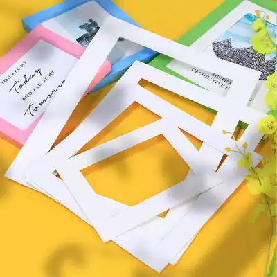 Calligraphy Chinese painting frame lining cardboard meticulous painting thick soft card photo frame hanging wall photo wall mounting 7 10 16 36 inch